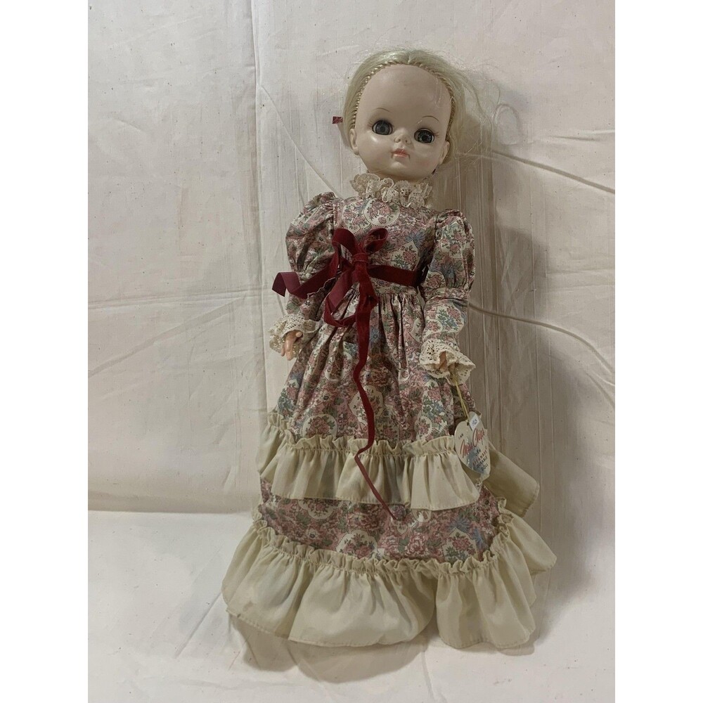 Vintage 1965 Effanbee Miss Chips Durable Play Doll Blonde Hair Blue Eyes Tag
